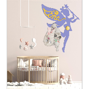 Porte Manteau Enfant - Forme Fée - 2 patères