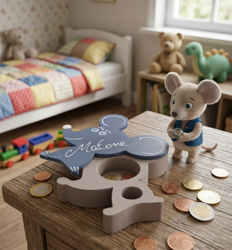 Bo�te � Dents de Lait -  Nouvelle couleur Ardoise Bleue