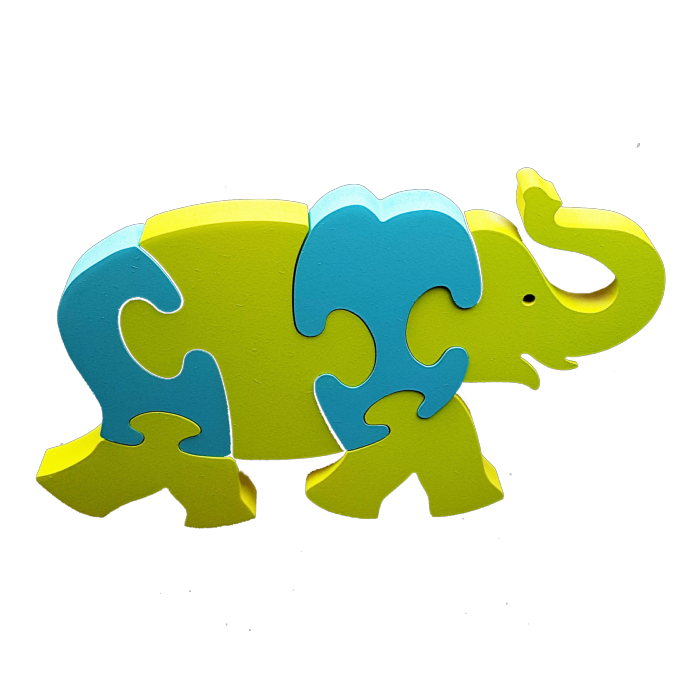 Puzzle 3D éducatif et ludique Bibou "l'éléphant"