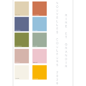 Plaque de porte GRAFF Nouvelle Palette couleur Feuille de Palmier