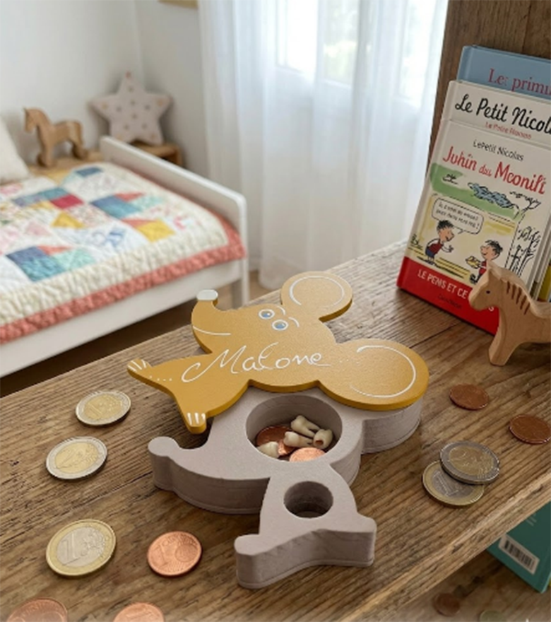 Boîte à Dents de Lait -  Nouvelle couleur Or Tournesol