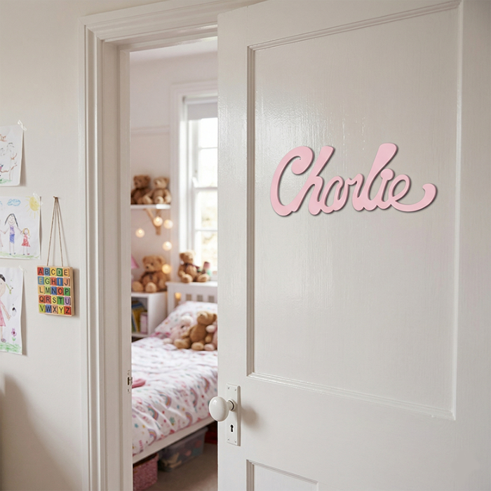 Plaque de porte sans motif Nouvelle Palette couleur Pastel Petal