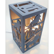 Lampe colonne Nouvelle Couleur Ardoise Bleue