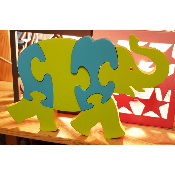 Puzzle 3D éducatif et ludique Bibou "l'éléphant"