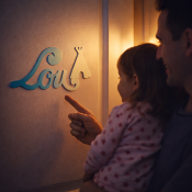 Plaque de Porte Personnalisée Enfant - Motif Tipi - Couleur Turquoise/Ecru