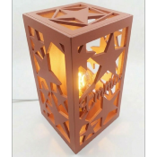 Lampe colonne Nouvelle Couleur Bois de Cannelle