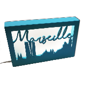 Lampe ruban Led "ma ville"