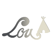 Plaque de Porte Personnalisée Enfant - Motif Tipi - Couleur Anthracite/Ecru