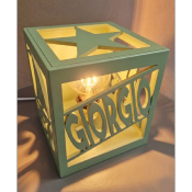 Lampe cube Nouvelle Couleur Feuille de Palmier