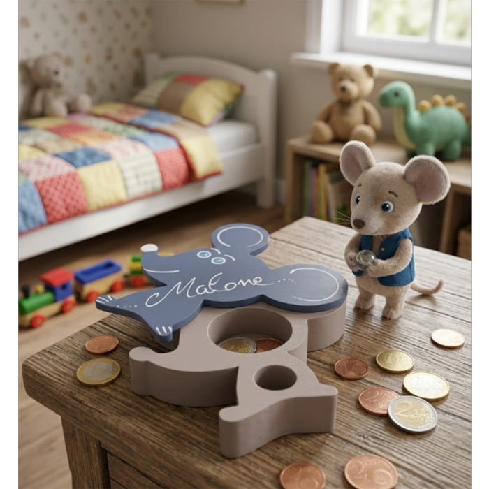 Boîte à Dents de Lait -  Nouvelle couleur Ardoise Bleue