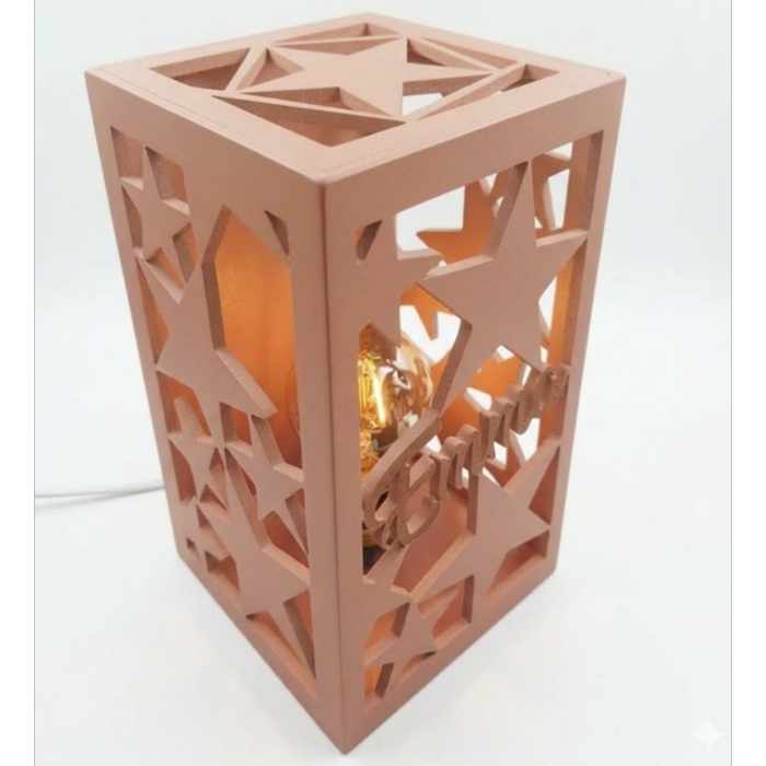 Lampe colonne Nouvelle Couleur Rose Taupe