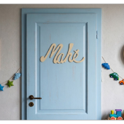 Plaque de porte sans motif Nouvelle Palette couleur Chêne Pâle