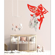 Porte Manteau Enfant - Forme Fée - 2 patères