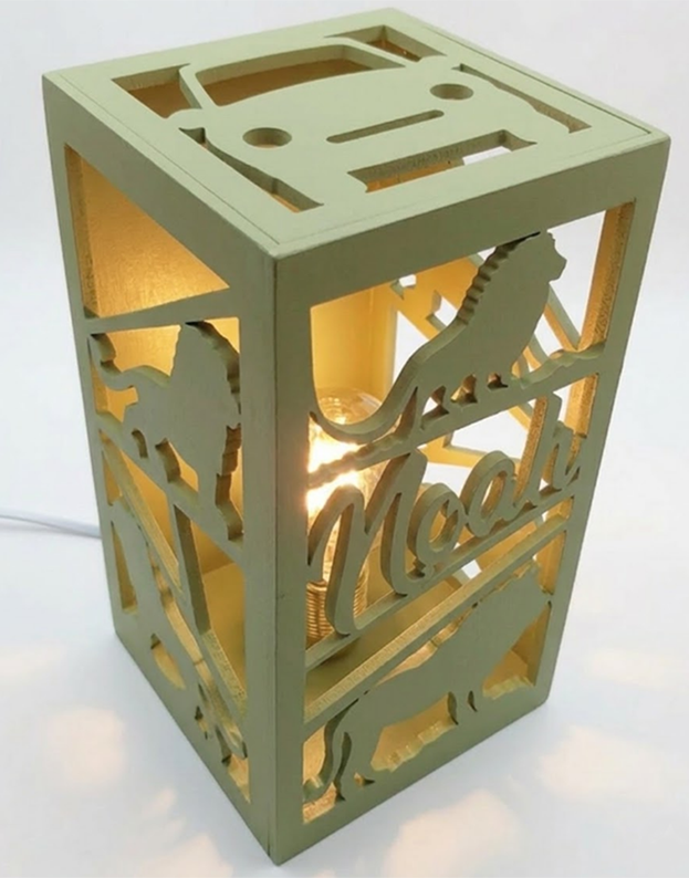 Lampe colonne Nouvelle Couleur Feuille de Palmier