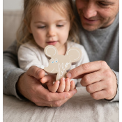 Boîte à Dents de Lait -  Nouvelle couleur Lin Blanc