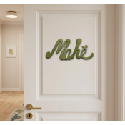 Plaque de porte sans motif Nouvelle Palette couleur Fleur de Palmier