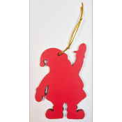 Déco sapin forme Père Noël