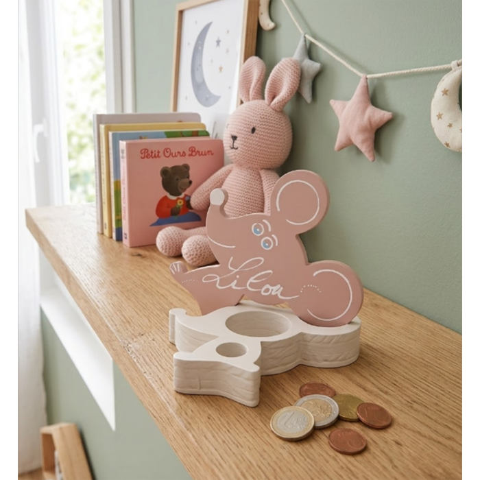 Boîte à Dents de Lait -  Nouvelle couleur Rose Taupe