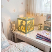 Lampe cube Nouvelle Couleur Feuille de Palmier