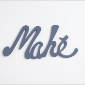 Plaque de porte sans motif Nouvelle Palette couleur Ardoise Bleue