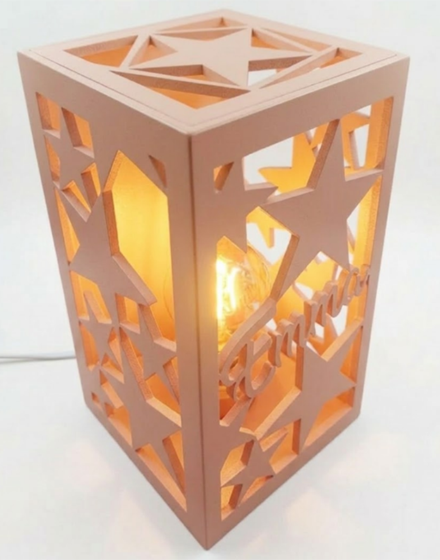 Lampe colonne Nouvelle Couleur Ch�ne P�le