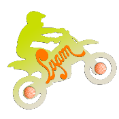 Porte Manteau Enfant - forme Motocross - 2 patères