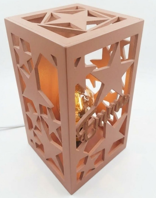 Lampe colonne Nouvelle Couleur Rose Taupe