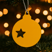 Déco sapin forme Boule de Noël