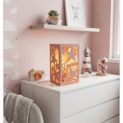 Lampe colonne Nouvelle Couleur Chêne Pâle