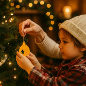 Déco sapin forme Boule de Noël