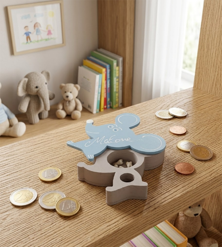 Boîte à Dents de Lait -  Nouvelle couleur Bleu Poudre