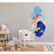 Porte Manteau Enfant - Forme Singe - 2 patères