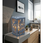 Lampe colonne Nouvelle Couleur Ardoise Bleue